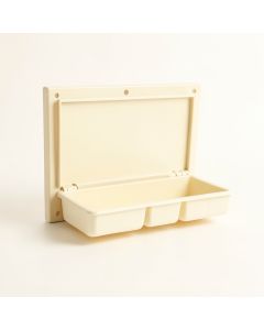 Spruce Arc Empty Wall-Mounted Tool Organizer Panel - Ivory (synthetic illustration; no displayed measurements)