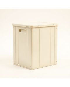Wren Crossing Closed Outdoor Storage Box - Ivory (synthetic illustration; no displayed measurements)