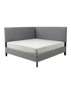 Roussel Metal Twin Upholstered Standard Bed (synthetic illustration; no displayed measurements)