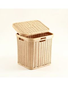 Field Canyon Laundry Hamper - Ivory (synthetic illustration; no displayed measurements)