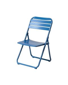 Stone Bridge Folding Outdoor Chair - Blue (synthetic illustration; no displayed measurements)