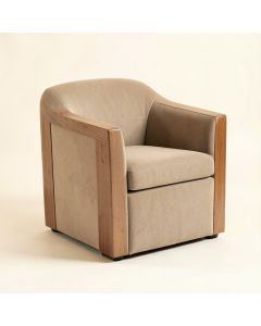 Ellen 30 '' Wide Polyester Barrel Chair (synthetic illustration; no displayed measurements)