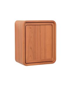 Maple Dale Wall-Mounted Entry Cabinet - Terracotta (synthetic illustration; no displayed measurements)