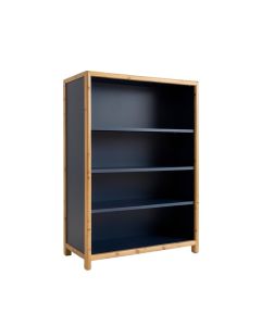 Laurel Bridge Freestanding Bookcase - Navy (synthetic illustration; no displayed measurements)
