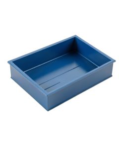 Birch Bridge Empty Under-Desk Cable Tray - Blue (synthetic illustration; no displayed measurements)