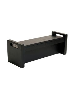 Elm Brook Narrow Outdoor Storage Bench - Black (synthetic illustration; no displayed measurements)