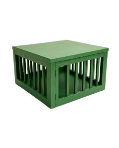 Laurel Canyon Empty Furniture-Style Pet Crate - Green