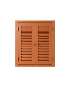 Brook Crest Wall-Mounted Laundry Cabinet - Terracotta