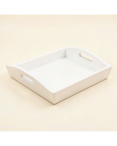 Elm Bluff Serving Tray - White (synthetic illustration; no displayed measurements)