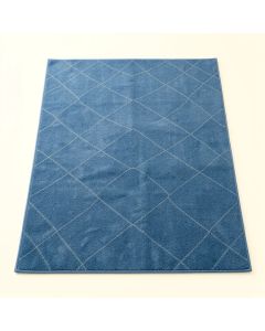 Linden Bend Rectangular Area Rug - Blue (synthetic illustration; no displayed measurements)