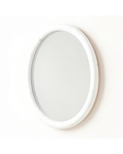 Olive Crest Framed Wall Mirror - White (synthetic illustration; no displayed measurements)