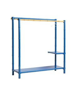 Brook Bend Empty Garment Rack - Blue (synthetic illustration; no displayed measurements)