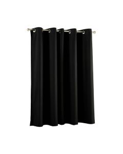 Sharpe Solid Blackout Thermal Grommet Single Curtain Panel