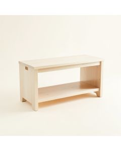 Reed Field Indoor Bench - Ivory (synthetic illustration; no displayed measurements)