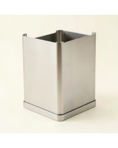 Corner Shower Caddy , Stainless Steel + Anodized Aluminum (synthetic illustration; no displayed measurements)