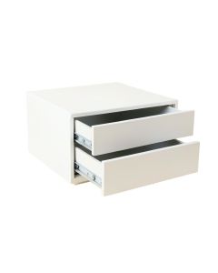 Pine Bend Small-Parts Storage Drawer Cabinet - White