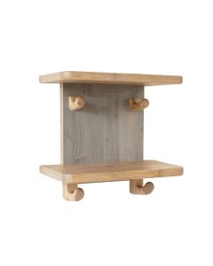 Elm Canyon Wall-Mounted Entryway Organizer Shelf - Gray (synthetic illustration; no displayed measurements)