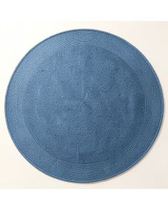 Alder Bluff Round Area Rug - Blue (synthetic illustration; no displayed measurements)
