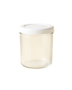 Hill Bend Storage Canister With Lid - White (synthetic illustration; no displayed measurements)