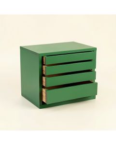 Glen Arc Small-Parts Storage Drawer Cabinet (synthetic illustration; no displayed measurements)