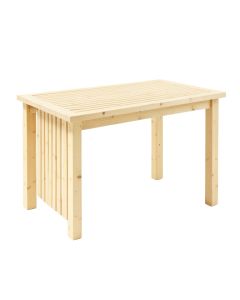 Field Bluff Patio Table - Ivory (synthetic illustration; no displayed measurements)