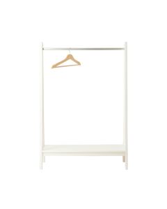 Clay Branch Empty Garment Rack - White