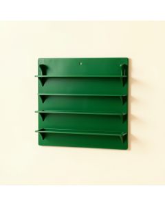 Pine Brook Empty Wall-Mounted Tool Organizer Panel - Green (synthetic illustration; no displayed measurements)