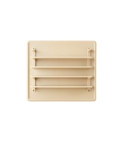 Willow Brook Empty Wall-Mounted Tool Organizer Panel - Beige