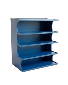 Heath Fold Desktop Shelving Unit - Blue (synthetic illustration; no displayed measurements)