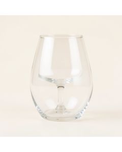 Annette Pineapple 15 Oz . Stemless Wine Glass (synthetic illustration; no displayed measurements)