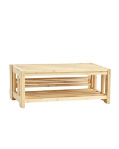 Glen Canyon Shoe Storage Bench - Ivory (synthetic illustration; no displayed measurements)