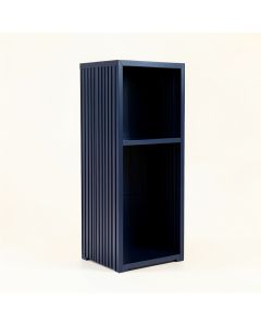 Hazel Brook Narrow Cubby Tower - Navy (synthetic illustration; no displayed measurements)