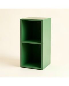 Lake Crest Narrow Cubby Tower - Green (synthetic illustration; no displayed measurements)
