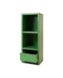 Alder Crossing Narrow Cubby Tower - Green (synthetic illustration; no displayed measurements)