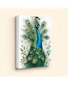 Peacock Arbor Vi Graphic Art On Wrapped Canvas (synthetic illustration; no displayed measurements)