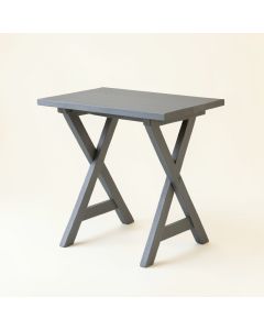 Shore Crossing Compact Balcony Table - Gray (synthetic illustration; no displayed measurements)