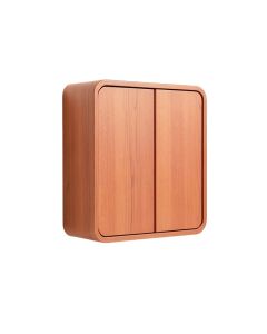 Shore Crossing Wall-Mounted Entry Cabinet - Terracotta (synthetic illustration; no displayed measurements)