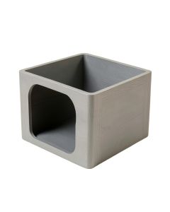 Cliff Canyon Empty Furniture-Style Litter Enclosure - Gray