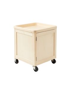 Harbor Bridge Empty Rolling Workshop Cart - Ivory (synthetic illustration; no displayed measurements)
