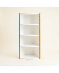 Summit Bluff Narrow Cubby Tower - White (synthetic illustration; no displayed measurements)