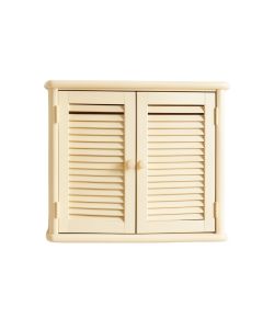 Ash Edge Wall-Mounted Entry Cabinet - Cream
