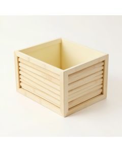 Flint Bridge Empty Furniture-Style Litter Enclosure - Cream (synthetic illustration; no displayed measurements)