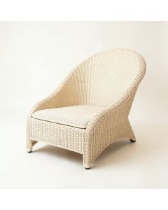 Cliff Bluff Outdoor Lounge Chair - Ivory (synthetic illustration; no displayed measurements)