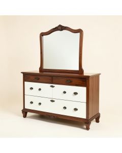Williams 7 Drawer Double Dresser With Mirror (synthetic illustration; no displayed measurements)