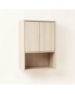 Clay Crest Wall-Mounted Laundry Cabinet - Beige (synthetic illustration; no displayed measurements)
