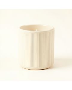Pine Crest Empty Candle Holder - Ivory (synthetic illustration; no displayed measurements)