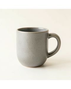 Holly Crest Ceramic Mug - Gray (synthetic illustration; no displayed measurements)