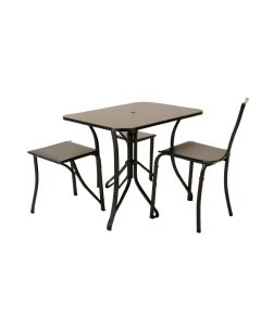 Pacha Cast Aluminum 3 Piece Bistro Set