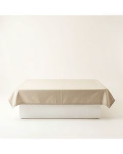 Slate Bluff Flat Bed Sheet - Beige (synthetic illustration; no displayed measurements)