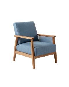 Sage Bluff Upholstered Armchair - Blue (synthetic illustration; no displayed measurements)